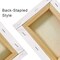 Stretched Canvas for Painting 5x7 Inch/7 Value Pack, 8 Oz Triple Primed 5/8 Inch Profile 100% Cotton White Blank Canvas,Small Framed Canvas for Oil Acrylic & Pouring Art